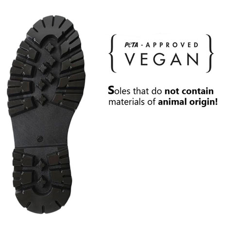 We have developed for our customers a line of Vegan soles made from recycled materials.